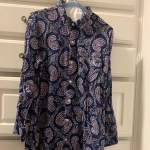 2 Lauren button up nightgowns. XL